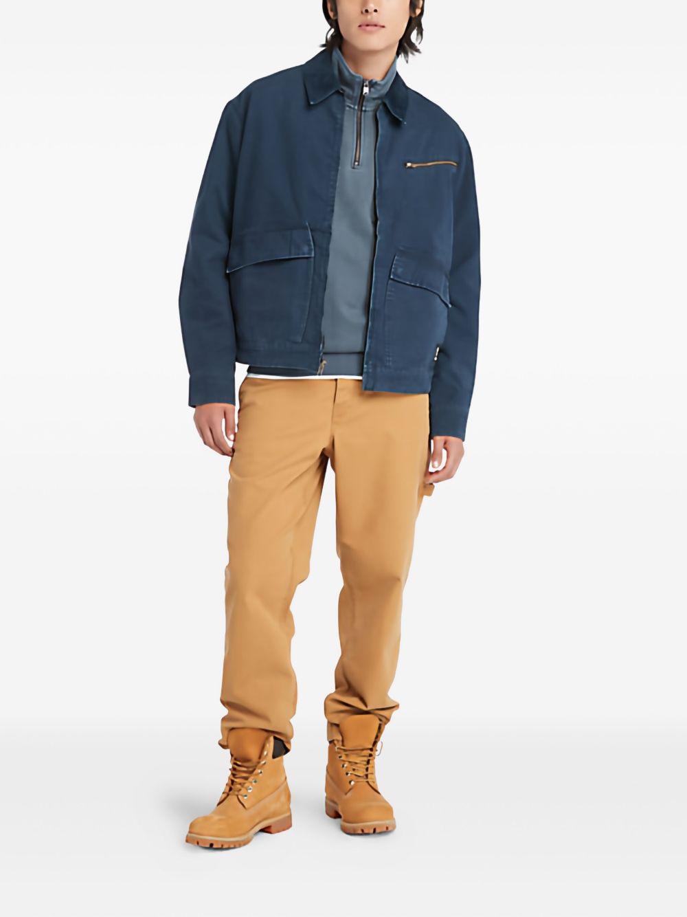 Washed effect canvas jacket TB0A5TGF 4331 TIMBERLAND