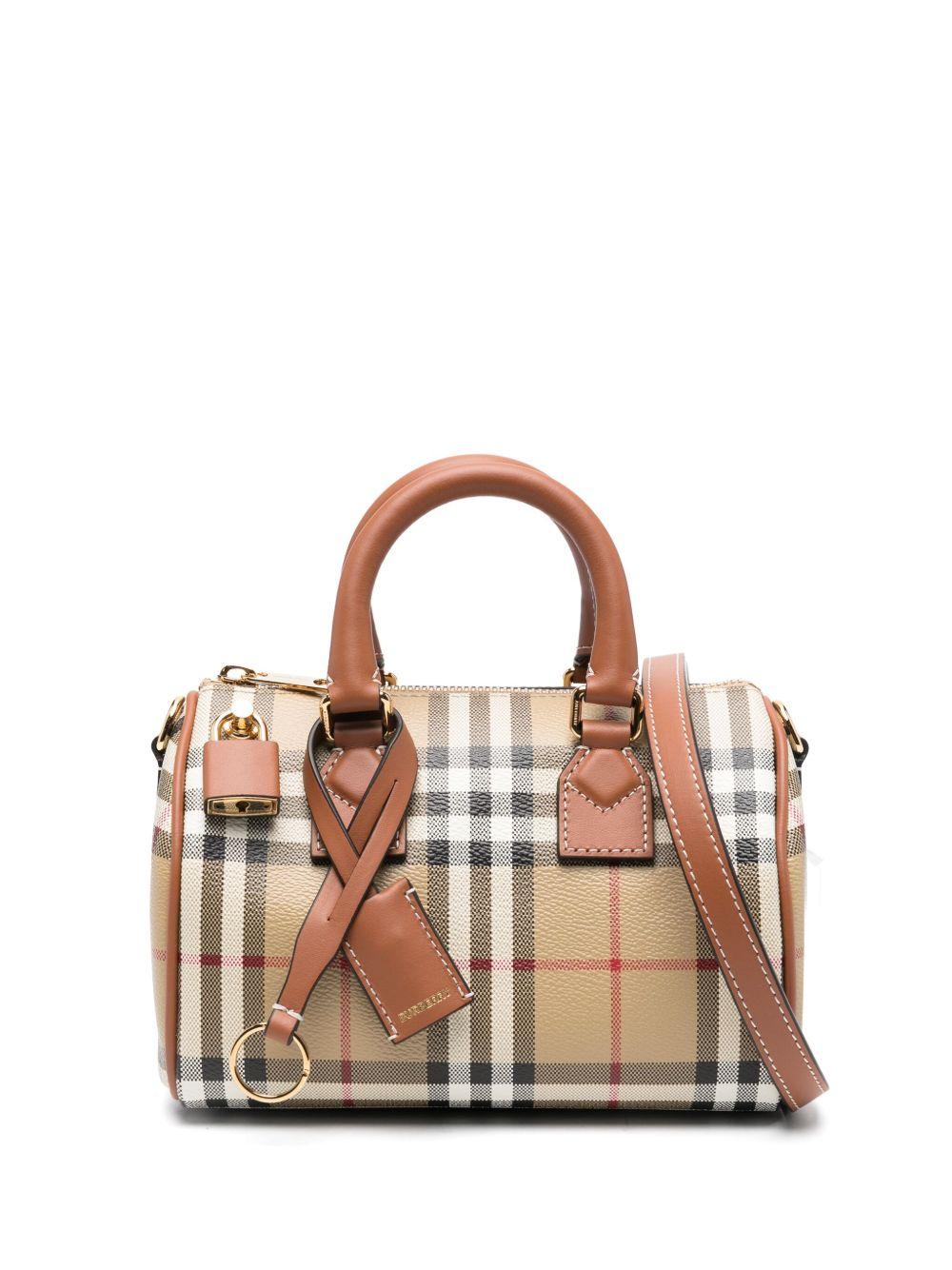 Mini Check Bowling Bag 8092130 A9534 BURBERRY