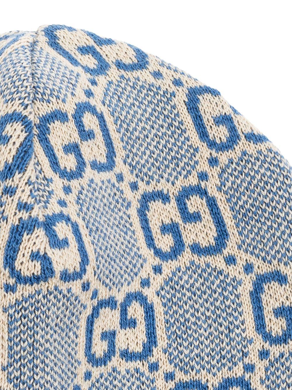 GG cotton beanie<BR/><BR/><BR/> 805839 3K1114878 GUCCI KIDS