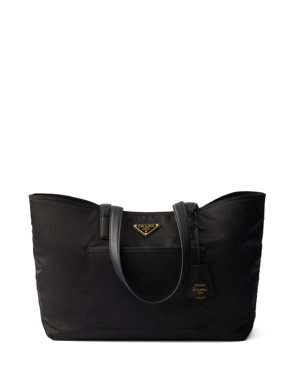 Prada Re-Edition 1978 medium Re-Nylon and Saffiano leather tote bag 1BG555R064 V-OOOF0002 PRADA
