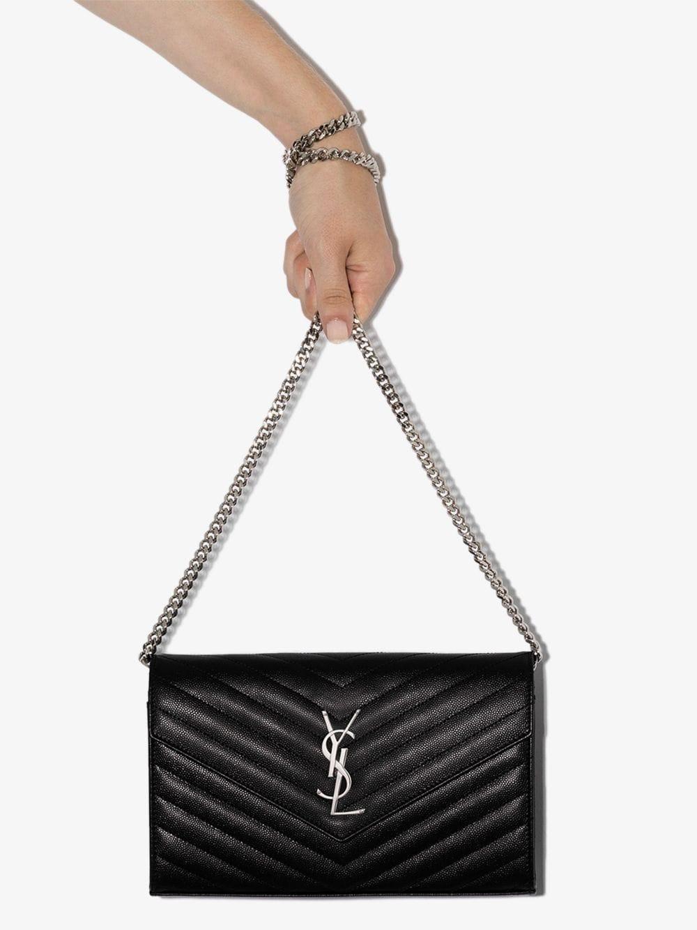 Cassandre chain wallet 377828 BOW021000 SAINT LAURENT