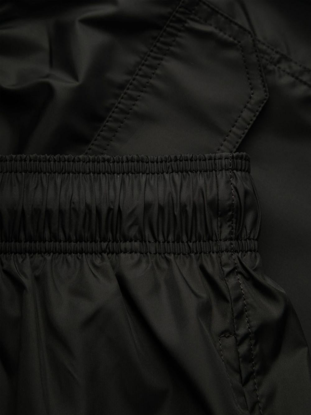 Logo-print swim shorts<BR/><BR/><BR/> PMFD002S24FAB006 1001 PALM ANGELS