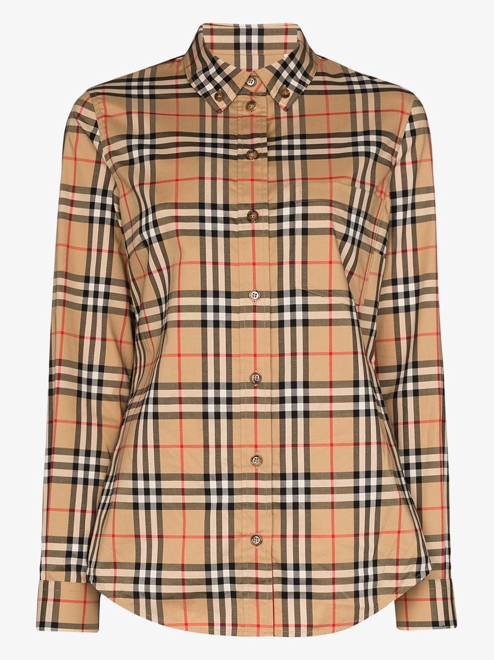 Vintage Check button-down shirt 8022284 ARCHIVE BEIGE BURBERRY