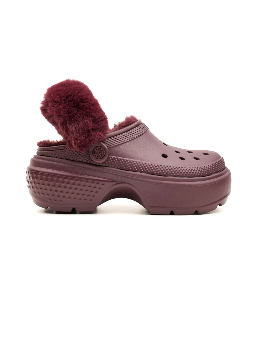 Sabot with fur lining 208546 DKCH CROCS