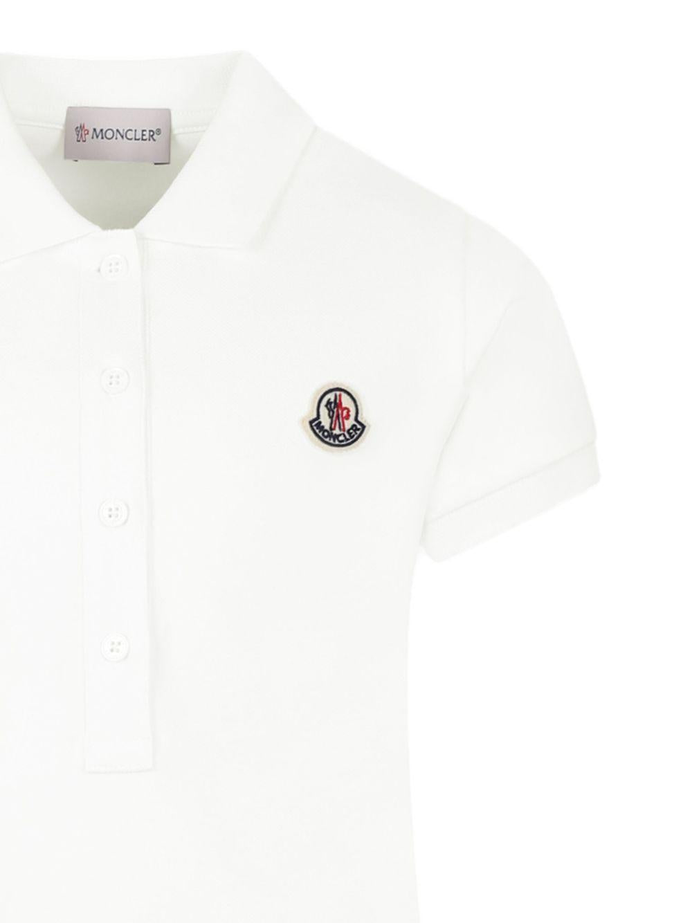 piquet polo dress<BR/><BR/><BR/> K19548I00014 89AL2034 MONCLER KIDS