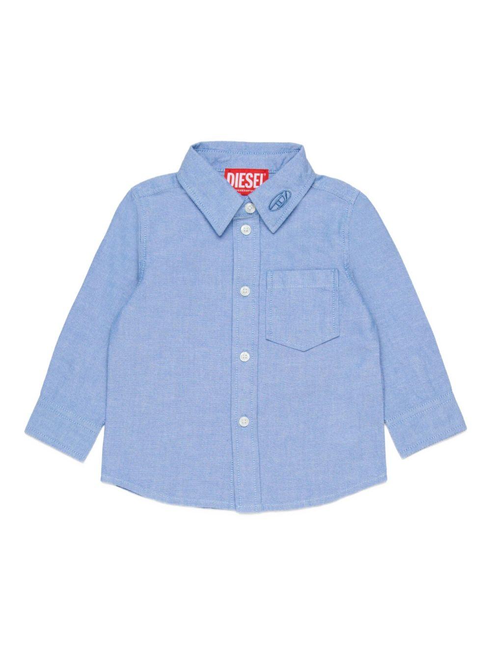 Shirt with embroidered back K00770KXBQ1C ELBK817 DIESEL KIDS