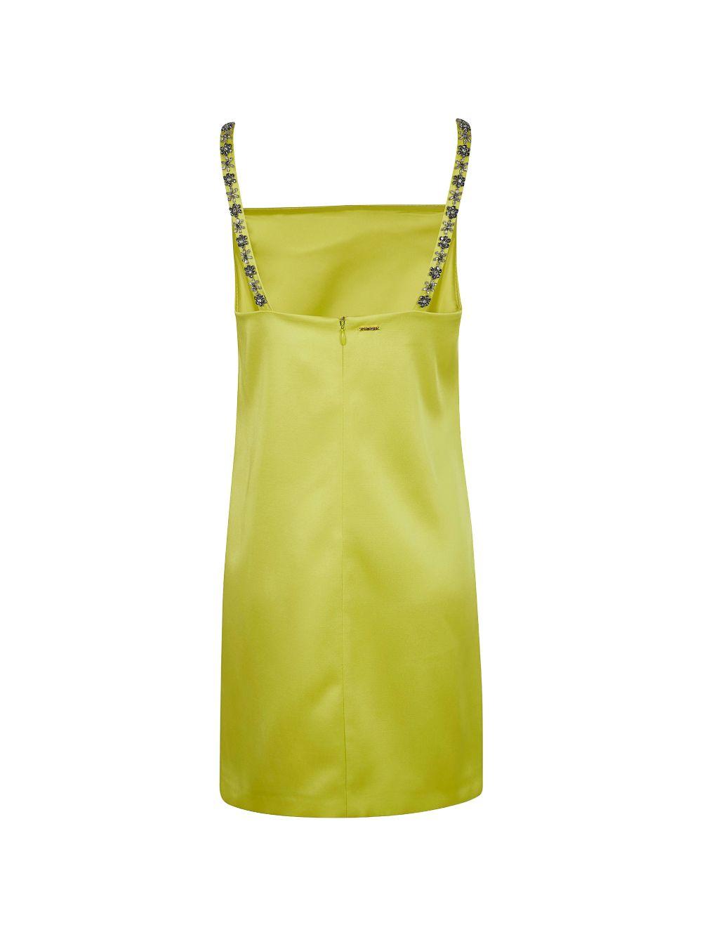 Short duchesse dress with embroidery 261TP2411 S0097513171 TWINSET