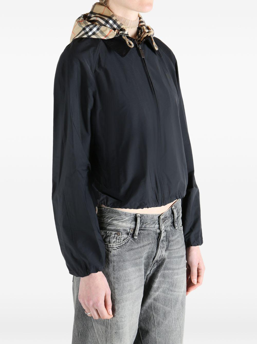 Cropped Newcott Hooded Jacket 8122027 A1189 BURBERRY