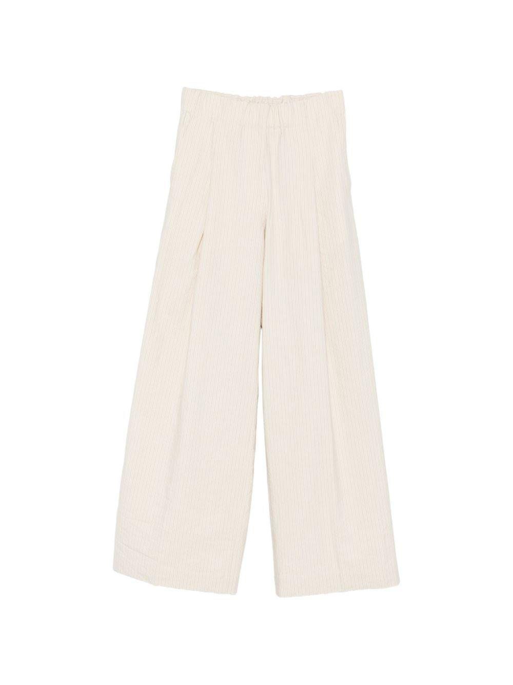 STRIPED COTTON BLEND TROUSERS 010909 3360005 DRIES VAN NOTEN