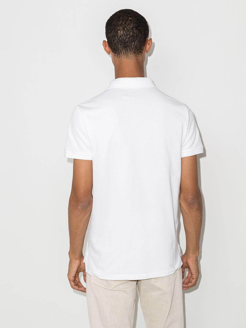 Logo-embroidered polo shirt<BR/><BR/><BR/> 710666998002 WHITE POLO RALPH LAUREN