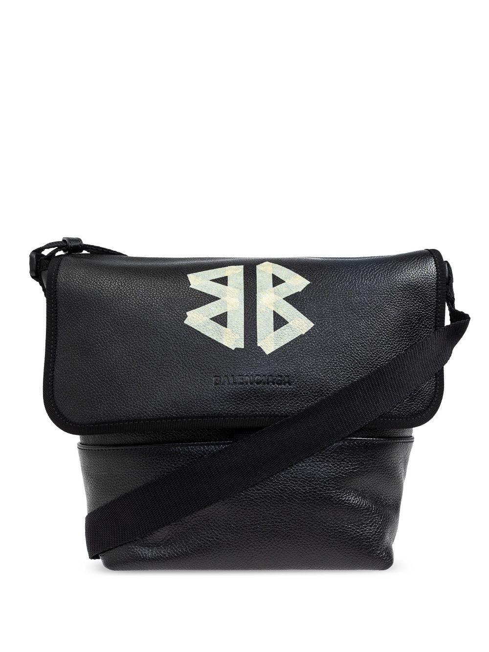leather messenger bag<BR/><BR/><BR/> 620259 2ABNE1000 BALENCIAGA I UNDER ARMOUR