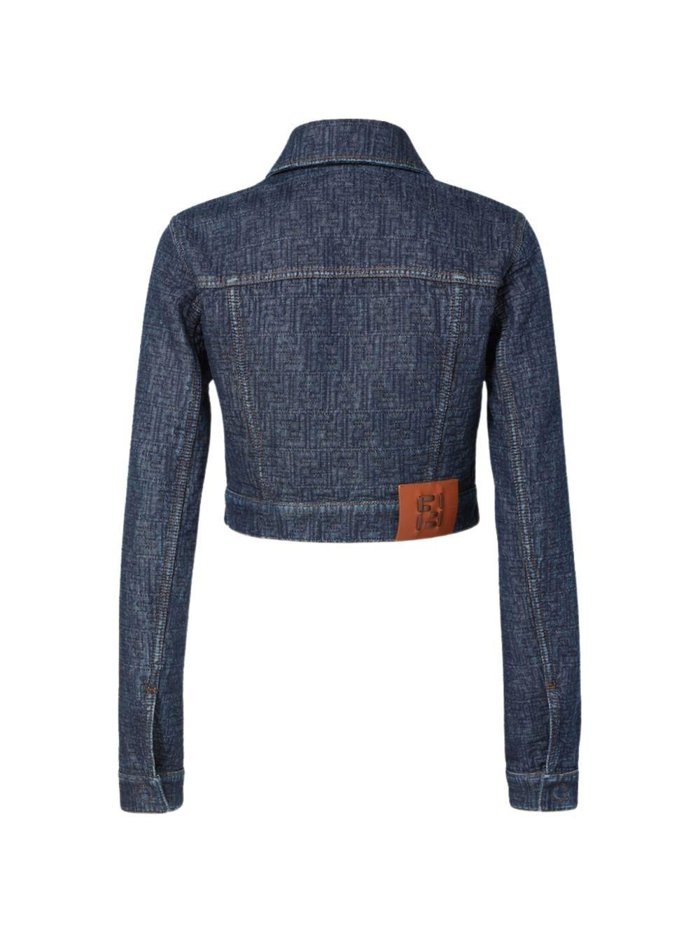 FF denim jacket FLF834 AW82F1UKI FENDI