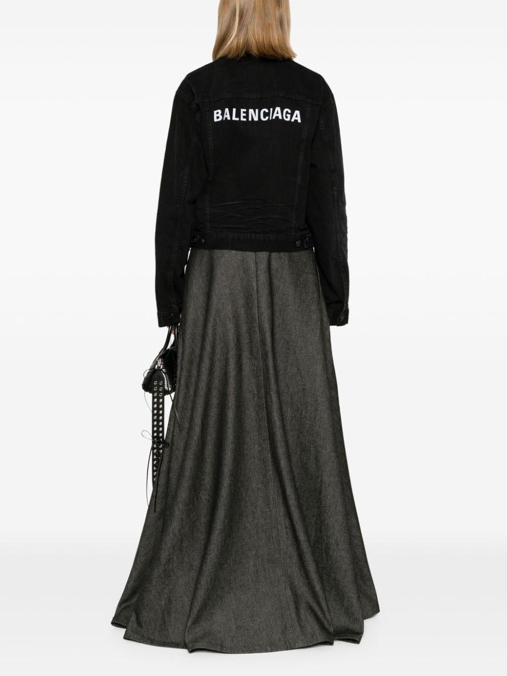 Cotton denim jacket<BR/><BR/><BR/> 790869 TQW541071 BALENCIAGA