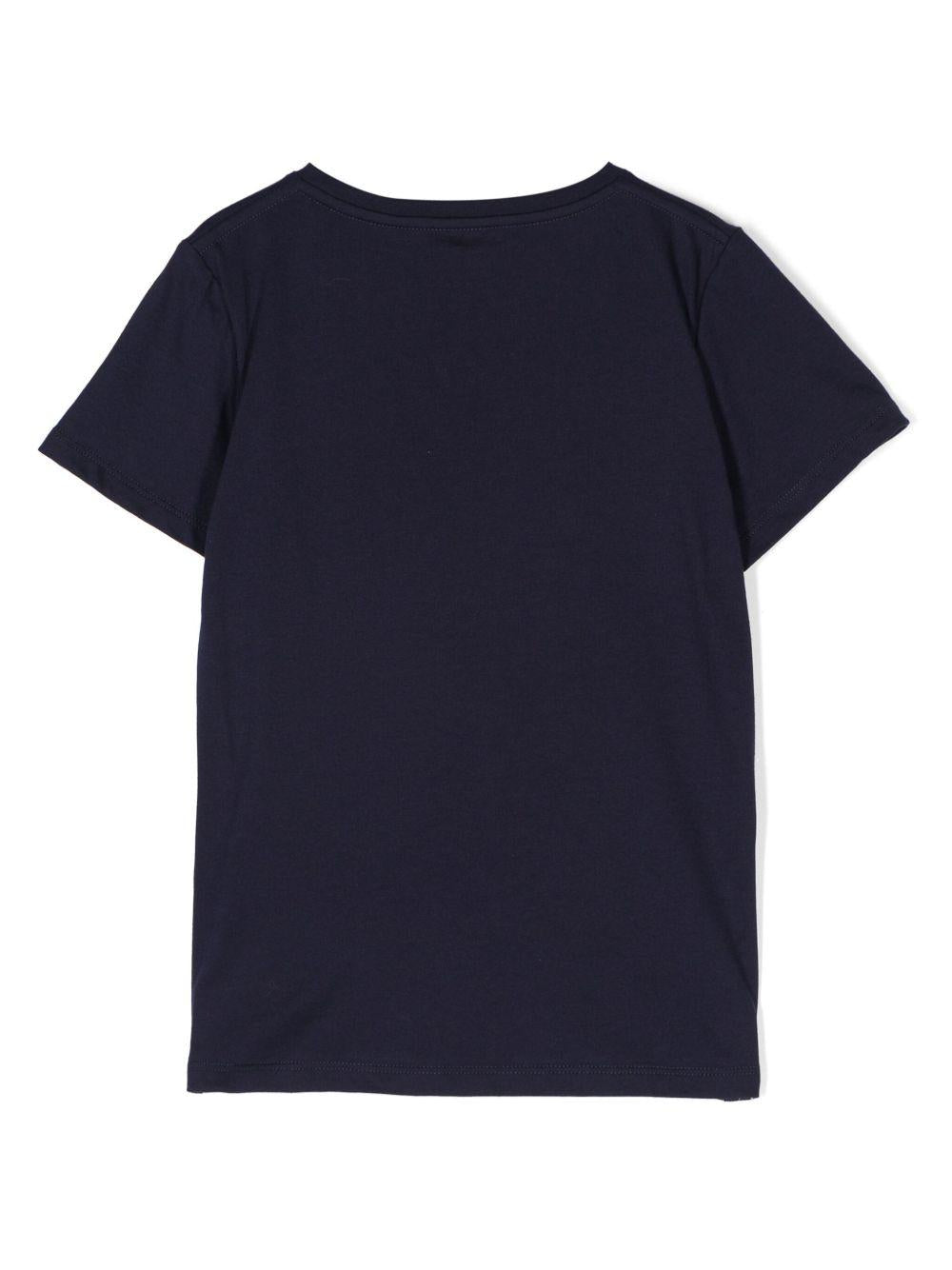 Logo-print cotton T-shirt<BR/><BR/><BR/> 561651 XJGPI4392 GUCCI KIDS