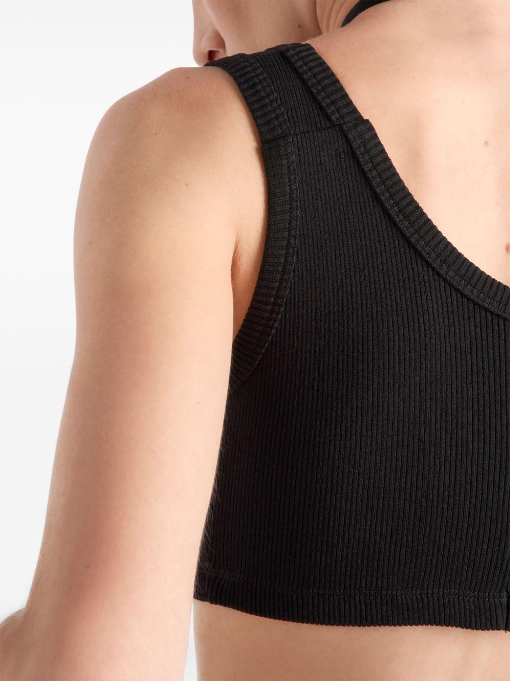 Triangle-logo tank top<BR/><BR/><BR/> 39576 16S9F0002 PRADA