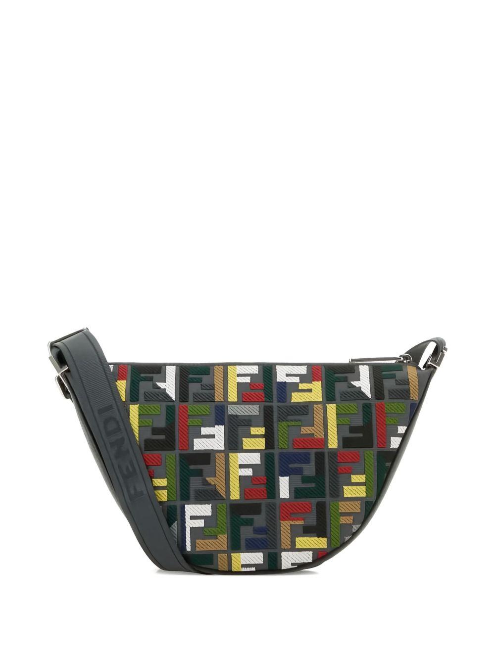 Melon bag in embroidered canvas 7VA635 ATSFF11RG FENDI