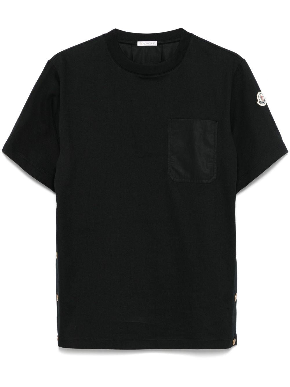 Patch-pocket cotton T-shirt<BR/><BR/><BR/> K10938C00020 89A4U999 MONCLER