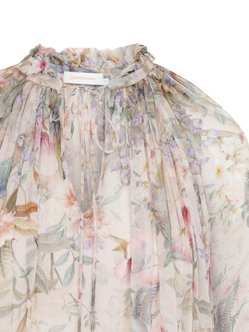 Rebellion Billow Blouse 0991TC261 CRMAV ZIMMERMANN