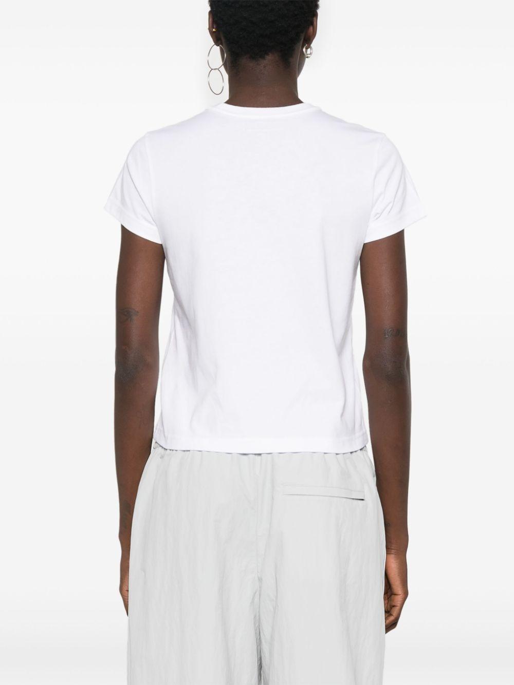 Logo-print T-shirt<BR/><BR/><BR/> 4CC3241521 100 ALEXANDER WANG