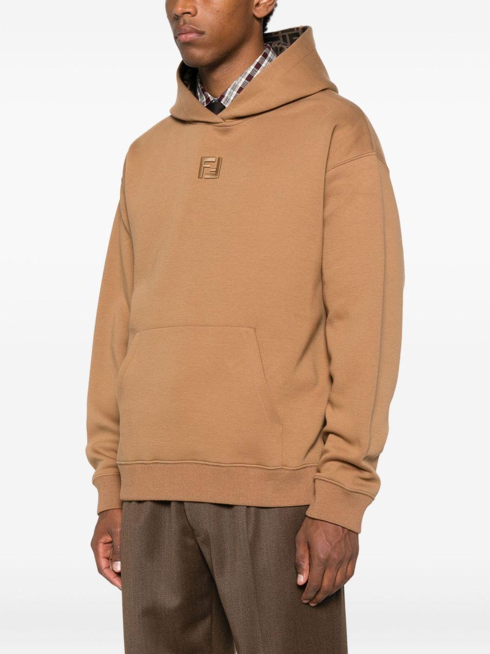 Long-sleeved sweatshirt with drawstring hood FY1143 ATL9F0QU5 FENDI