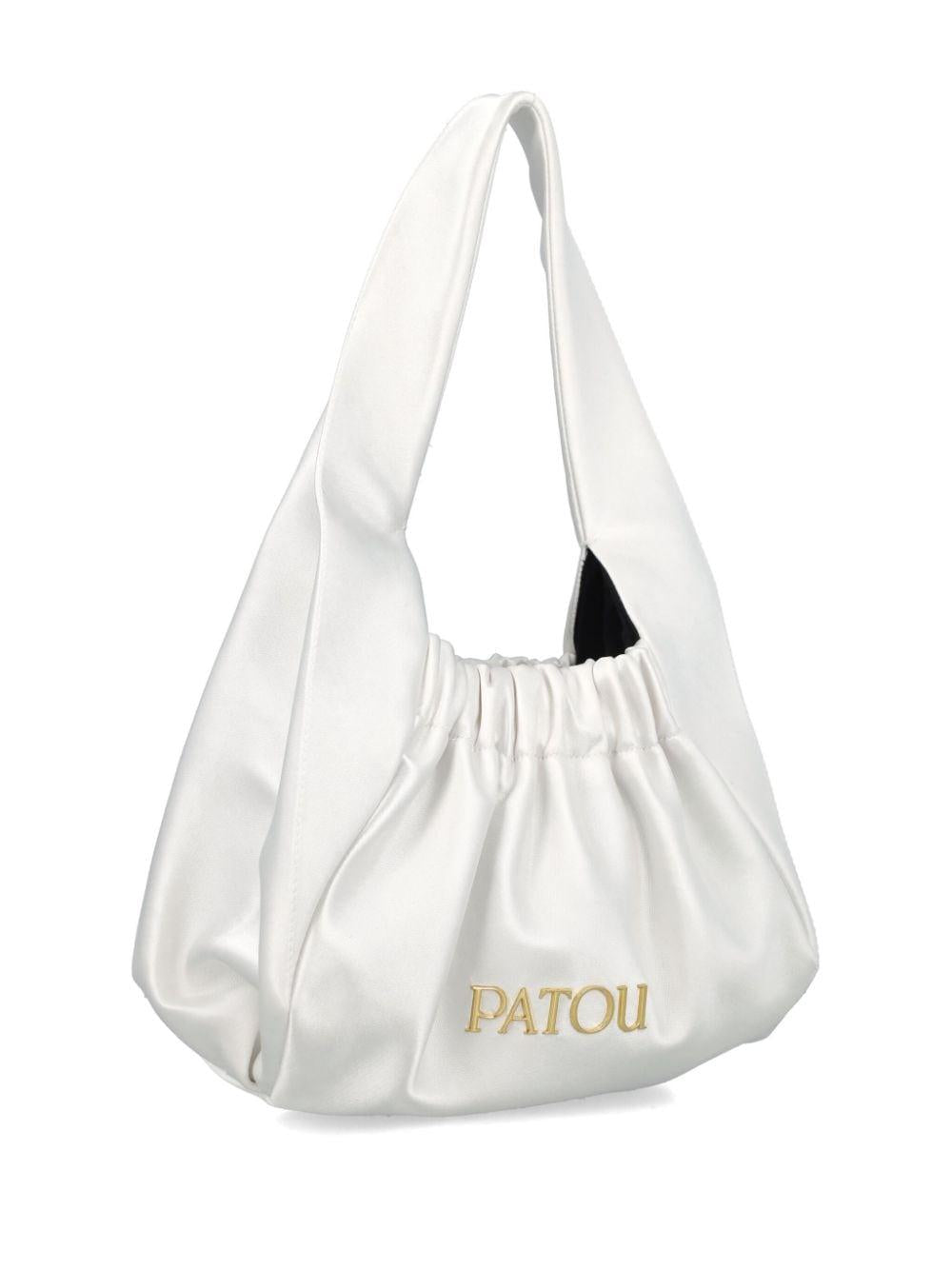 Le Biscuit satin shoulder bag<BR/><BR/><BR/> AC0540171 001W PATOU