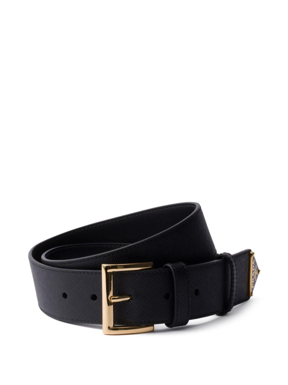 Saffiano leather belt 1CC545053 F0002 PRADA