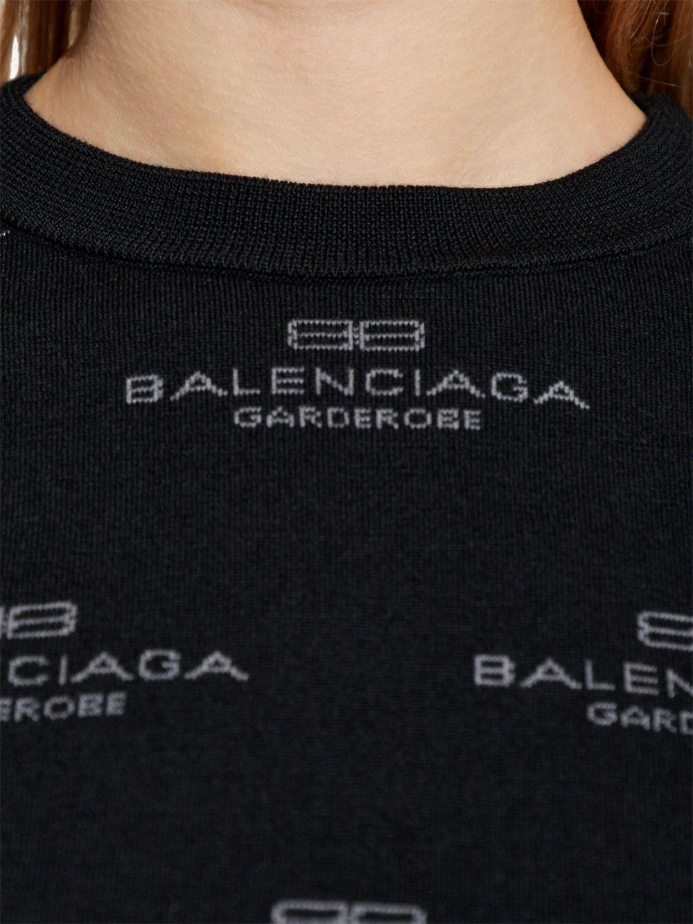 All-over logo-print jumper<BR/><BR/> 812576 T17241269 BALENCIAGA