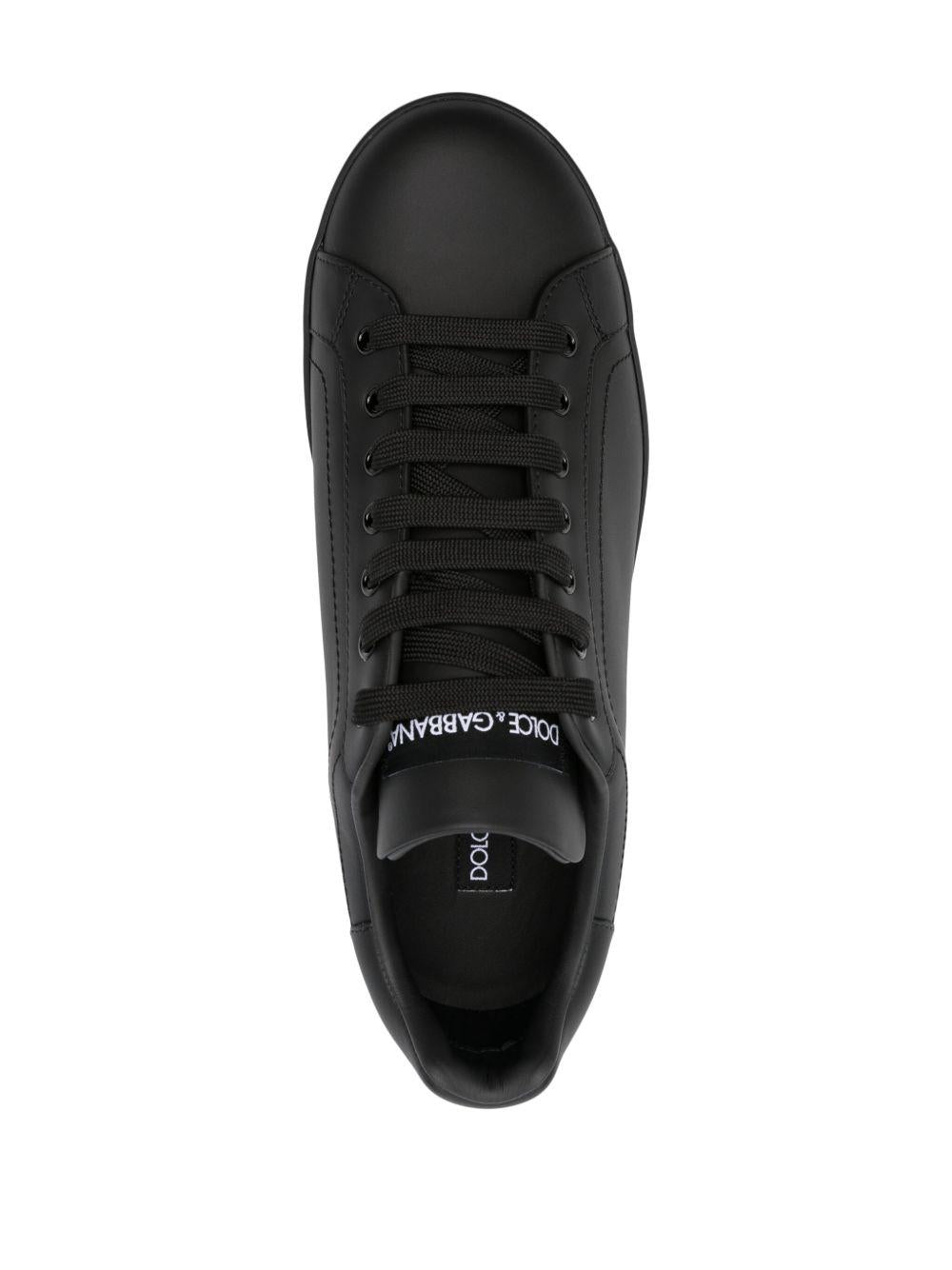 Portofino leather sneakers<BR/><BR/> CS1772 A106580999 DOLCE & GABBANA