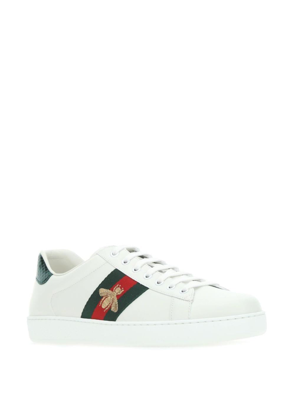 Ace web-trim sneakers<BR/> 429446 02JP09064 GUCCI