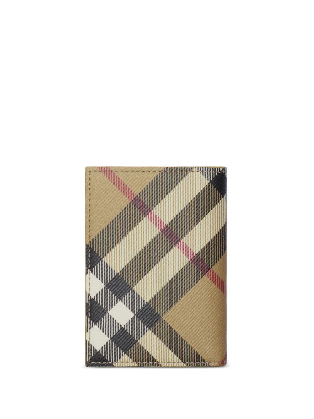Checkered card holder 8091906 A2021 BURBERRY