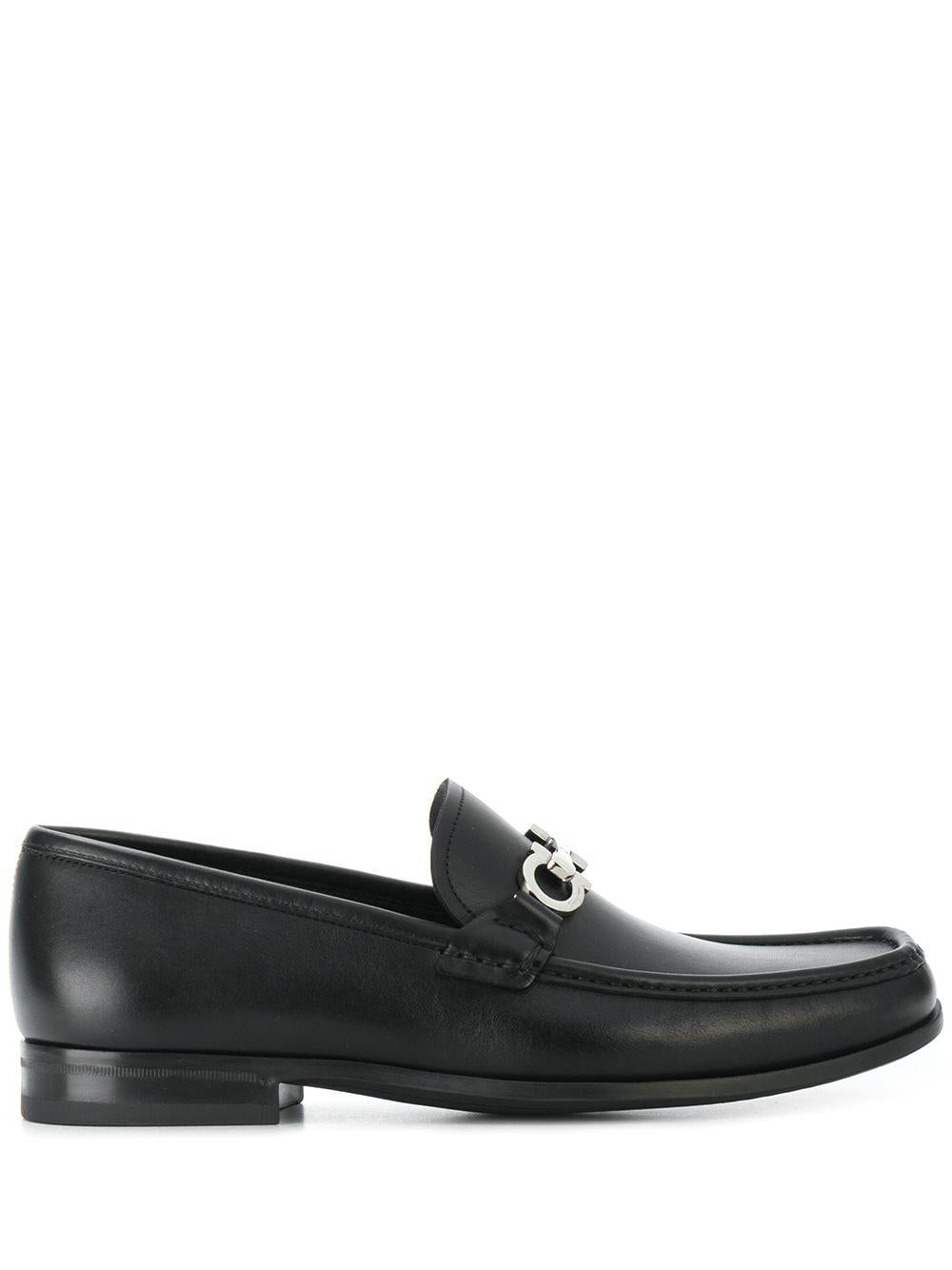 Gancini Reversible Bit loafers<BR/><BR/><BR/> CHRIS 0686084NERO FERRAGAMO