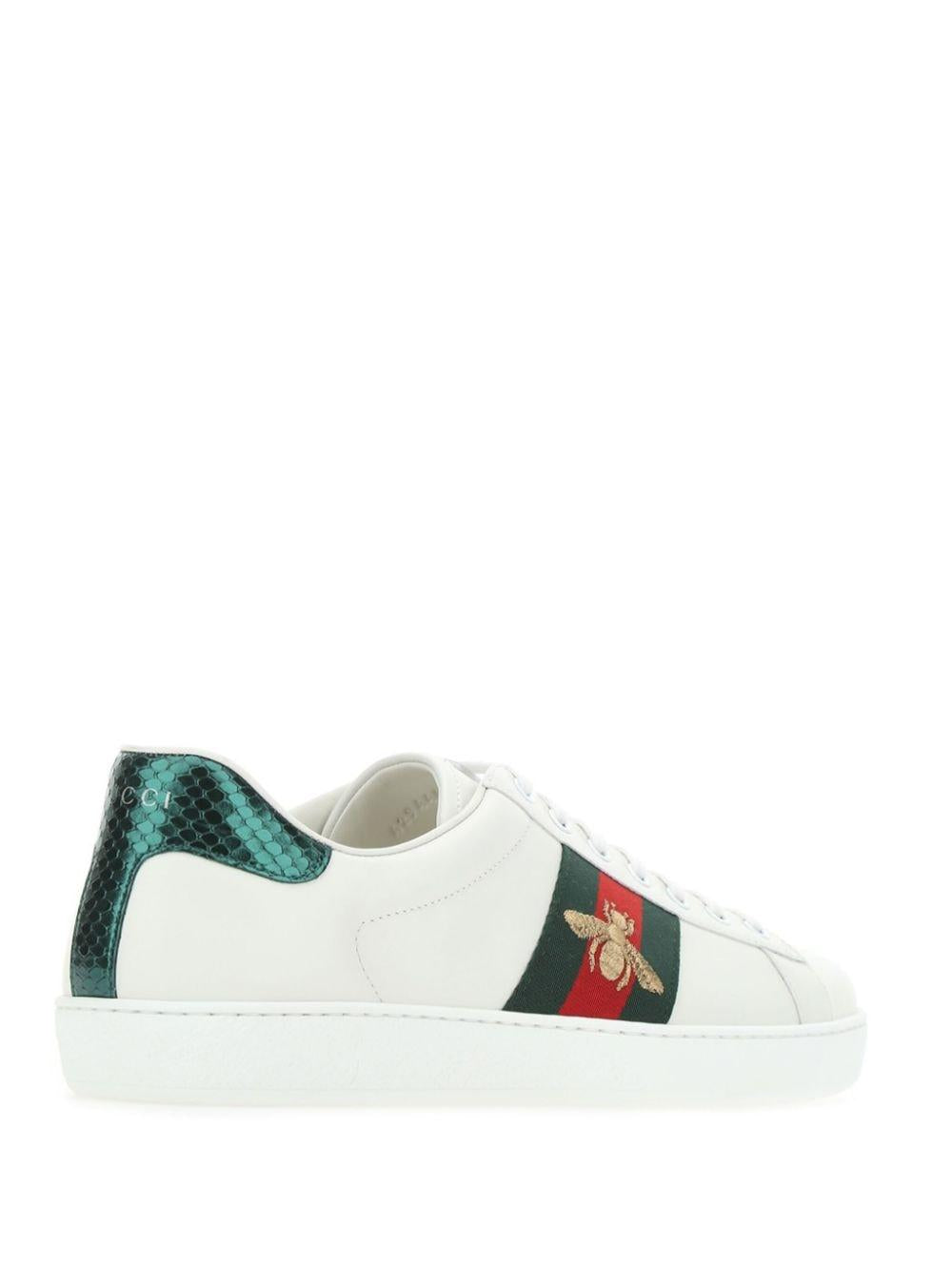 Ace web-trim sneakers<BR/> 429446 02JP09064 GUCCI