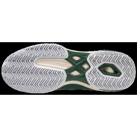 Green Wave exceed light cc sneakers 61GC222036 PENENEEDLE/WHITE/PAPYRUS MIZUNO