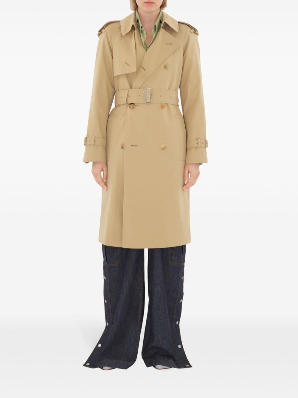 Notched-lapel trench coat<BR/><BR/><BR/> 8091066 B8626 BURBERRY