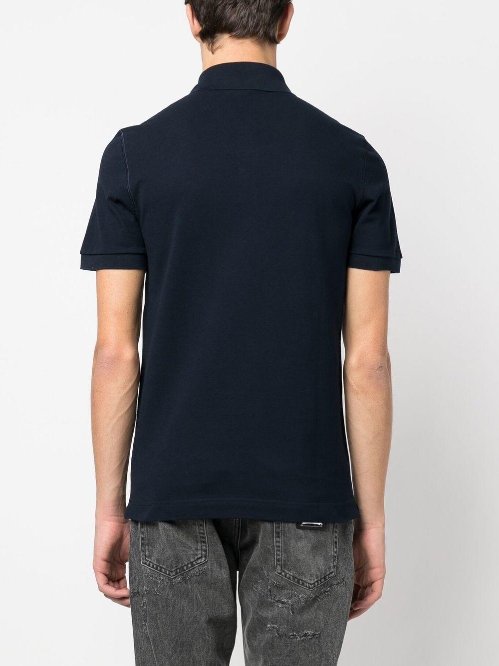 Cotton piquet polo shirt with logo plaque G8PL4T G7F2HB0665 DOLCE & GABBANA