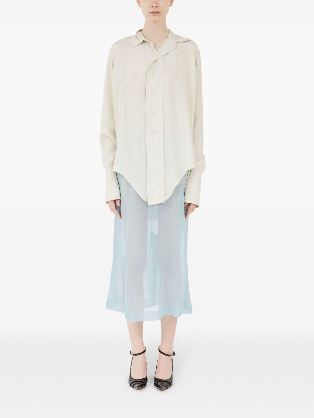 Long-sleeve buttoned shirt<BR/><BR/> S51DT0020 S76632729 MAISON MARGIELA