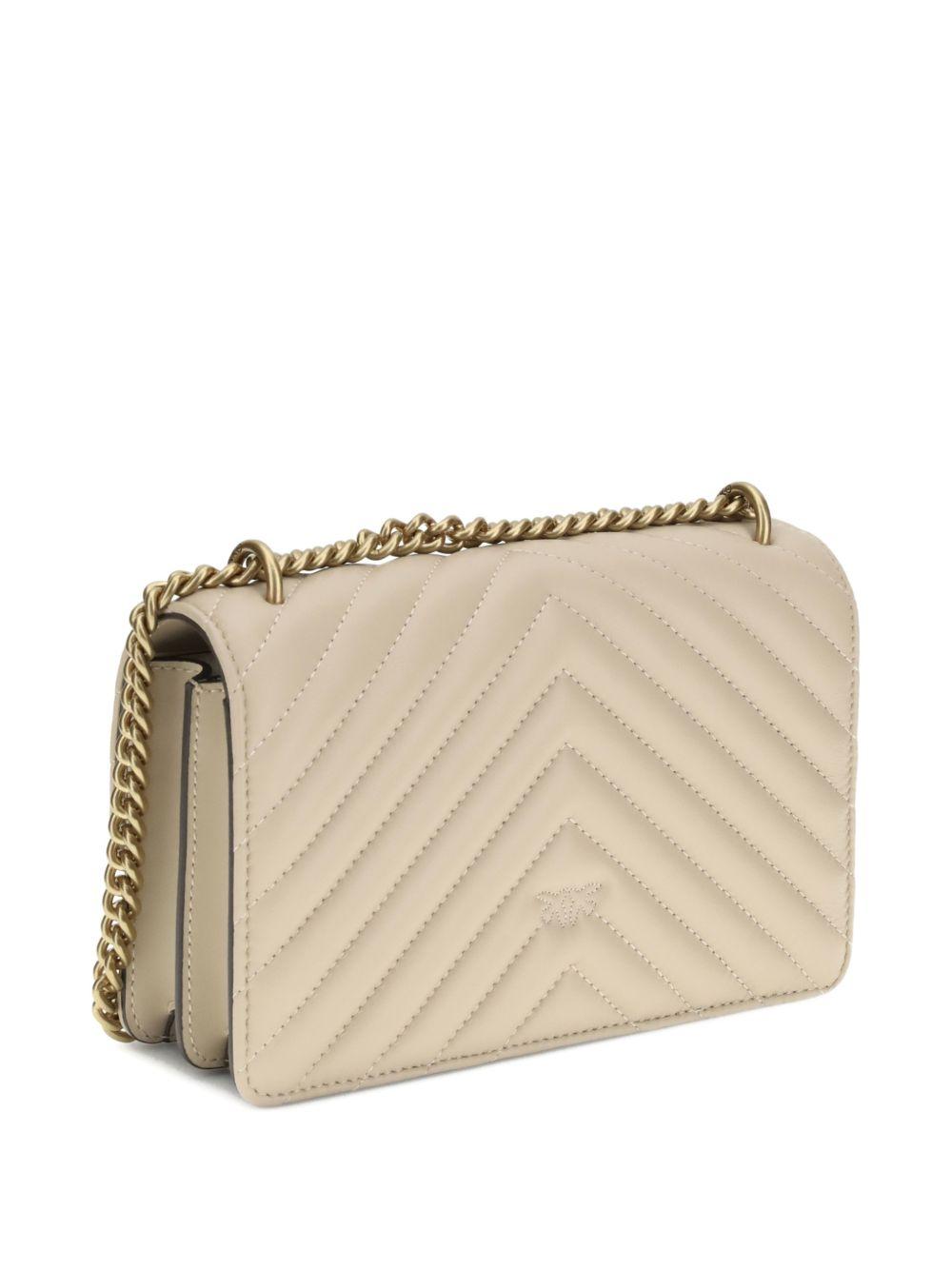 Small shoulder bag Love Bag One Chevron 100074 A0GKC50Q PINKO