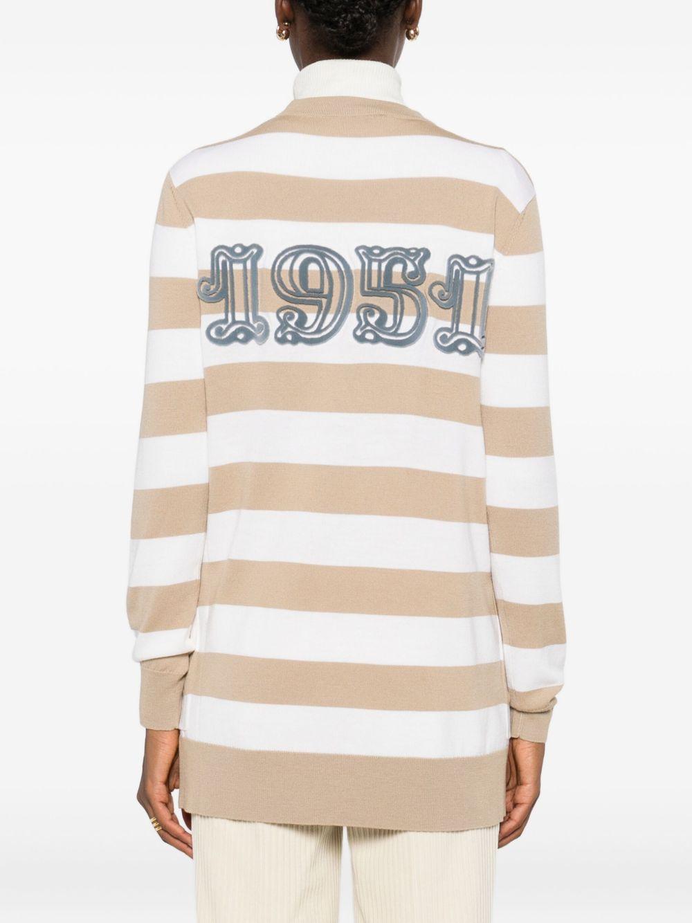 White beige Fiemme cardigan 2521346031 FIEMME008 MAX MARA