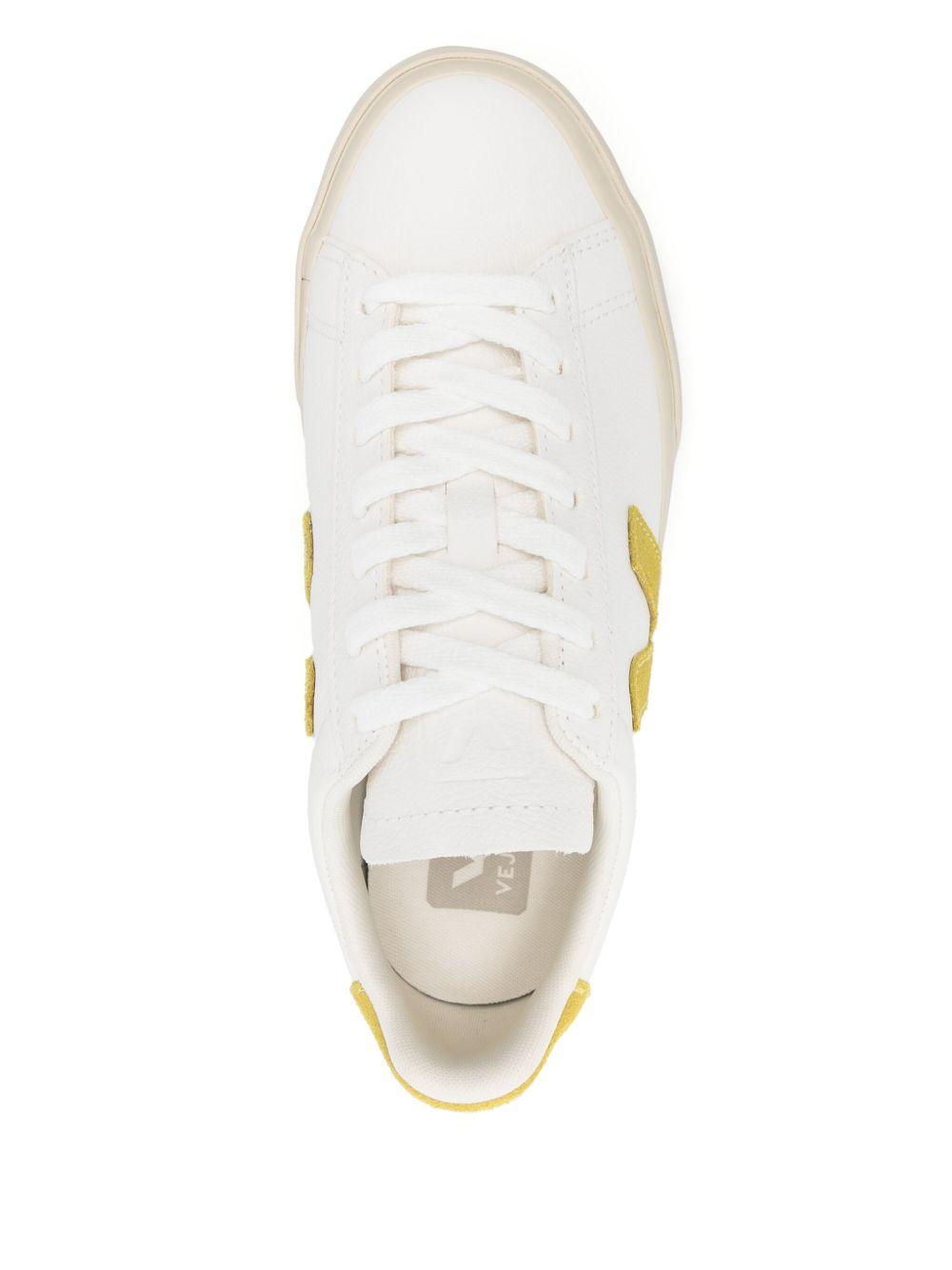 White/yellow Campo sneakers<BR/><BR/><BR/> CP0503887 EXTRA WHITE/LIQUOR VEJA