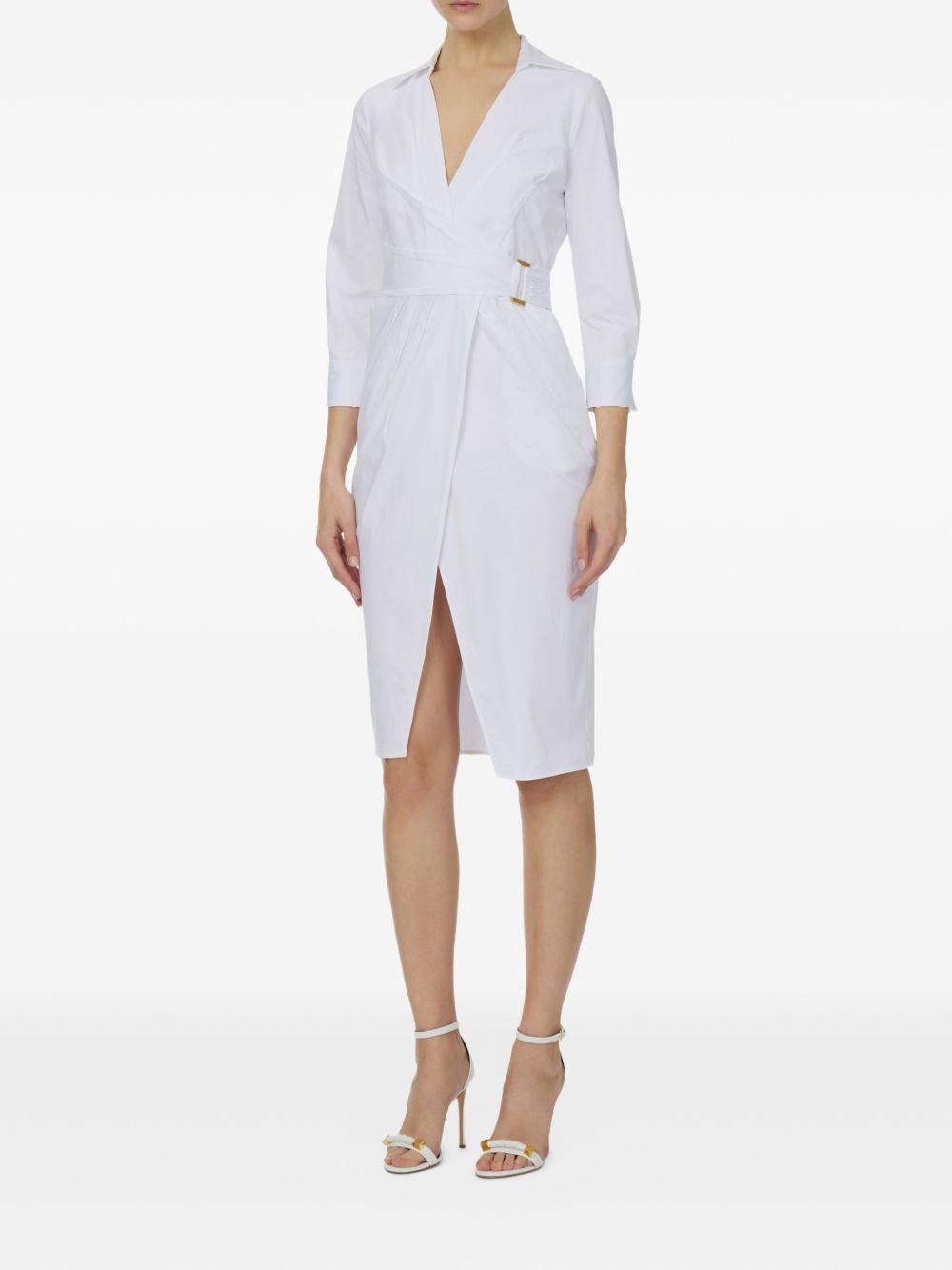 Stretch cotton dress AB95562E2 360 ELISABETTA FRANCHI
