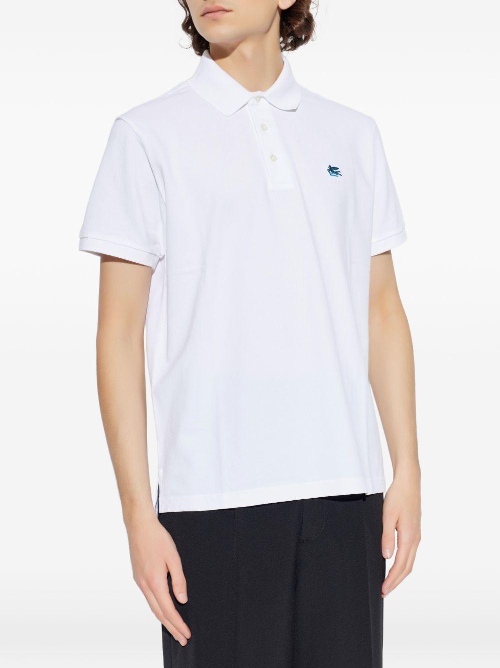 COTTON PIQUET POLO SHIRT WITH PEGASUS EMBROIDERY MRMD0005 AU135W0001 ETRO
