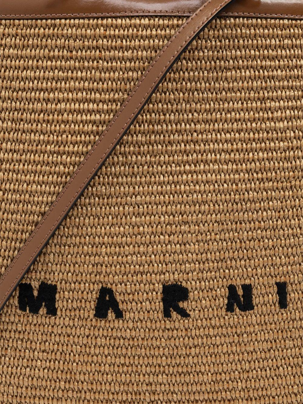 Tropicalia straw tote bag<BR/><BR/> SBMP0179Q0 P386000M50 MARNI