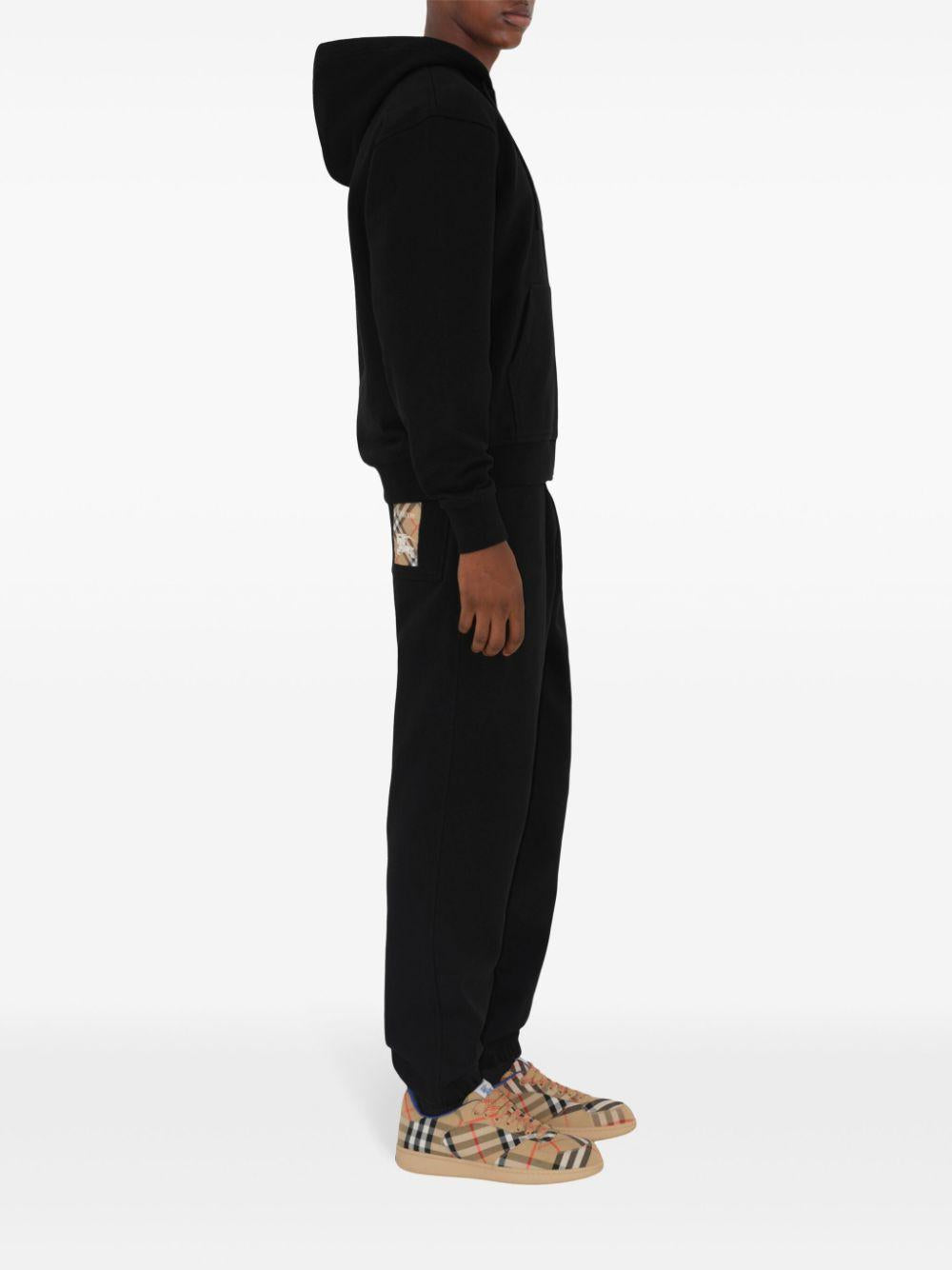 Checked cotton track pants<BR/><BR/><BR/> 8102278 A1189 BURBERRY