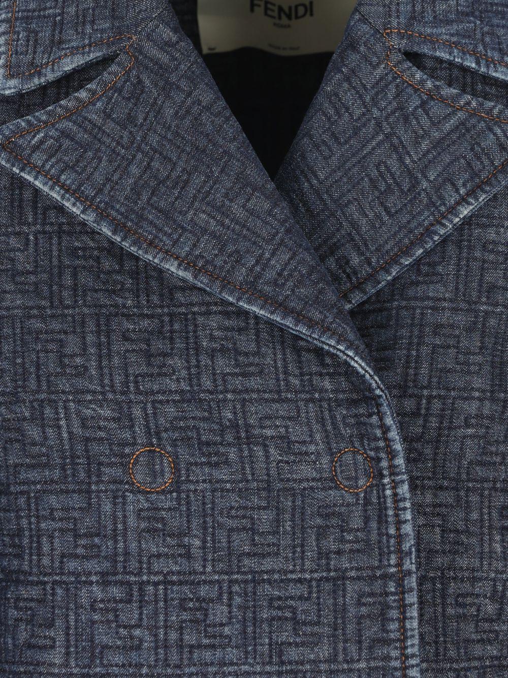 FF denim jacket FLF842 AW82F1UKI FENDI