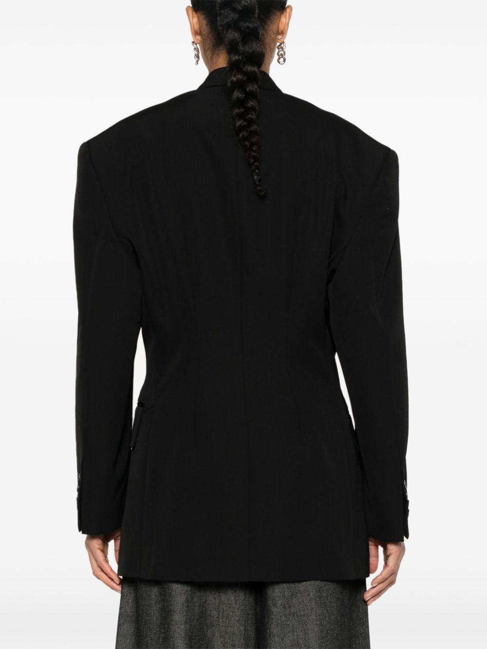 Cinched wool blazer 773357 TNT391000 BALENCIAGA