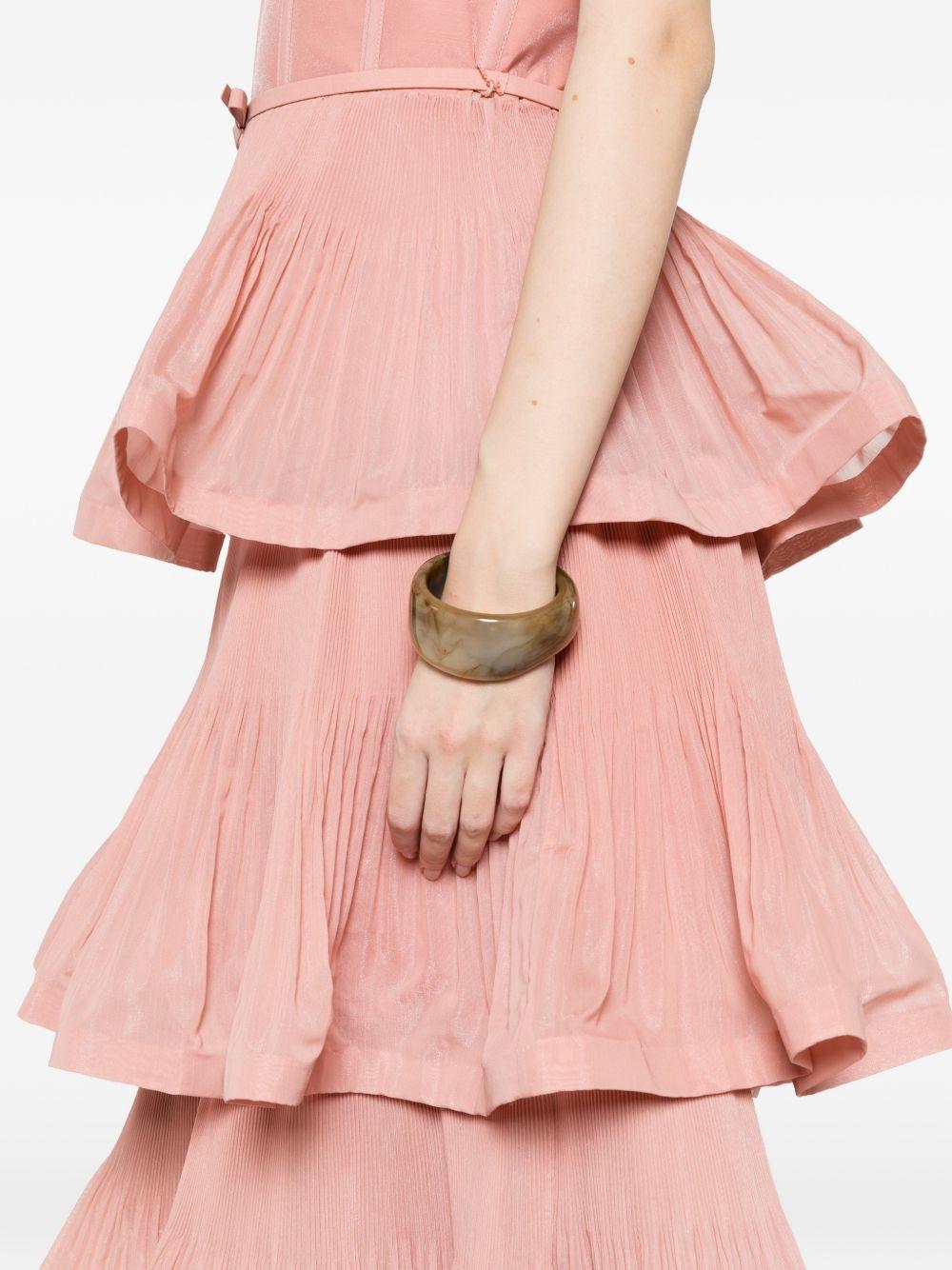 Pleated Tiered Midi Dress 6354DS26R DPI ZIMMERMANN