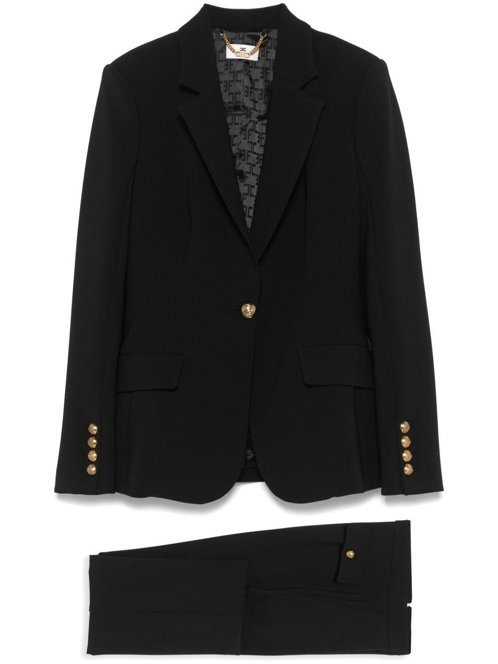 single-breasted trouser suit<BR/><BR/><BR/> TP00151E2 110 ELISABETTA FRANCHI