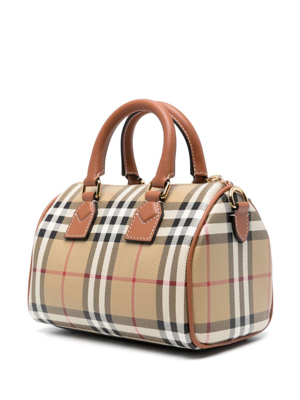Mini Check Bowling Bag 8092130 A9534 BURBERRY