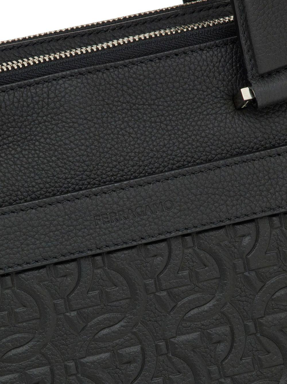 FERRAGAMO TRAV EMB BLO763369NERO