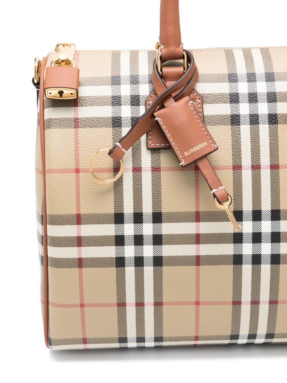 Check medium Bowling bag 8092085 A9534 BURBERRY